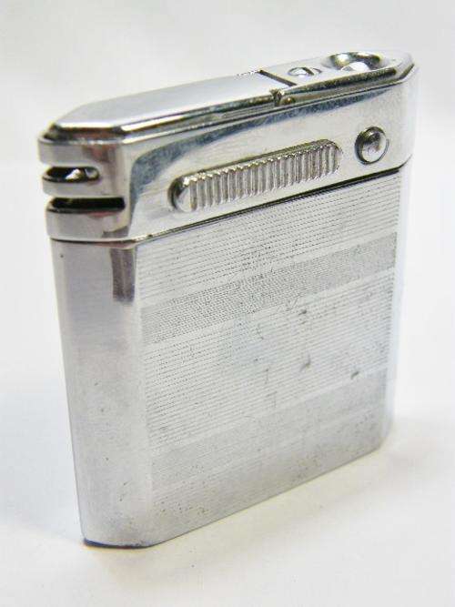 Vintage OHM lighters electronic fuel type lighter with flashlight - not working - as per photo