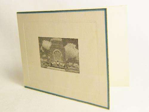 1949 - 1950 Voortrekker Monument Christmas and New year`s card from Olivier and Kate Nel