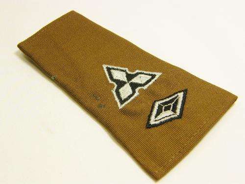 SWA lieutenant colonel rank epaulette - as per photo