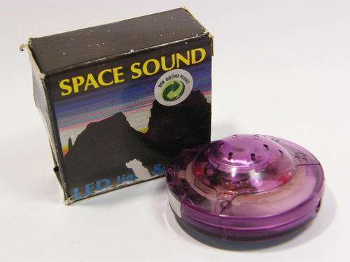 Vintage Space Sound UFO shaped lighter with LED light and sound - not working - as per photo