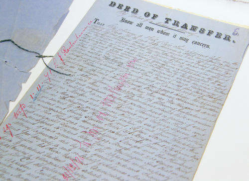 Deed of sale plus Surveyor's drawing 1871 - Transfer to JM van der Westhuizen (Embossed duty)