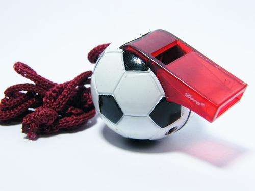 Vintage soccer ball whistle electric lighter - made by Dora - as per photo