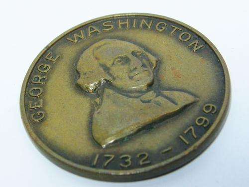 George Washington medallion 1732-1799 - Mount Vernon Virginia - @ CRAZY R1 start