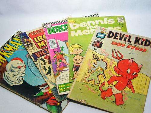 Lot of 5 vintage comic books - as per photo