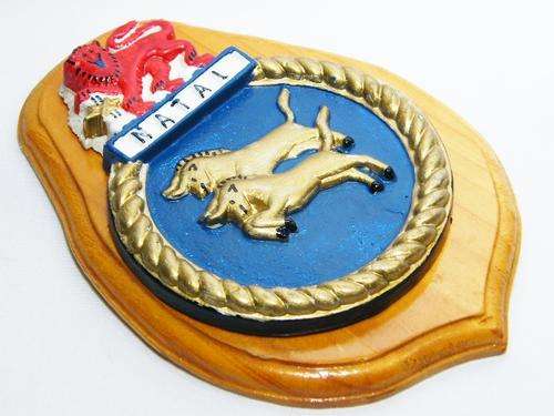 SA Navy Natal ships plaque - as per photo