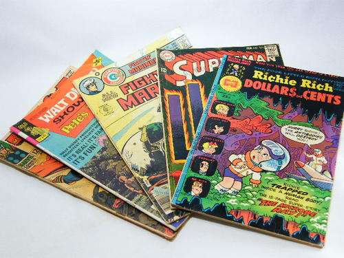 Lot of 5 vintage comic books - as per photo