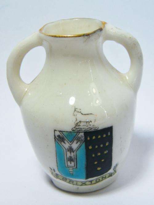 Brixton city crested china miniature flower vase - as per photo