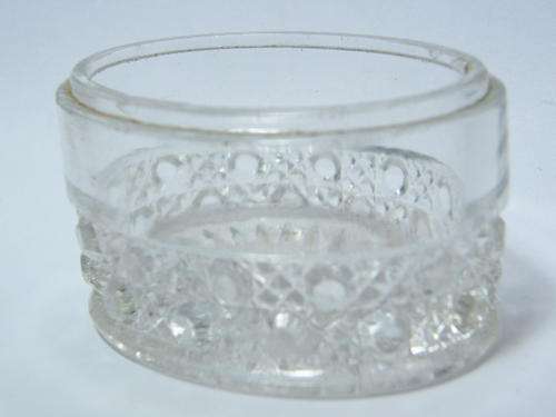 Vintage small glass trinket holder - as per photo