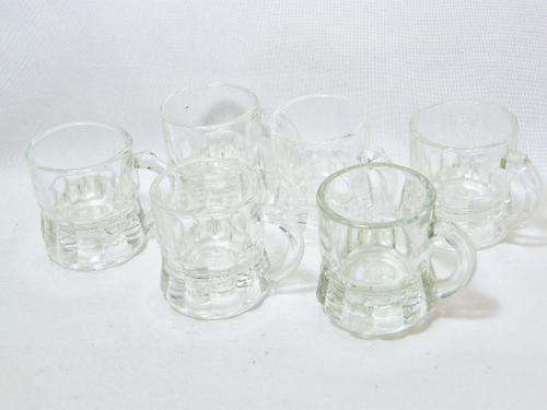 Set of 6 vintage shot glasses - @ Crazy R1 start
