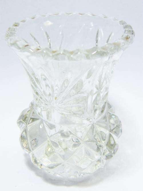 Vintage small glass flower vase - as per photo