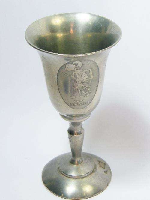 Vintage Banka Tin Indonesia Rama goblet - as per photo