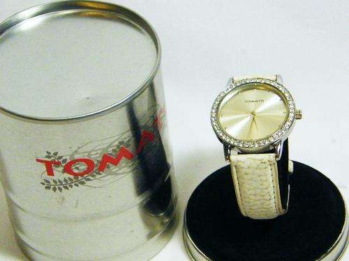 Tomato ladies quartz fashion watch in original tin - as per photo