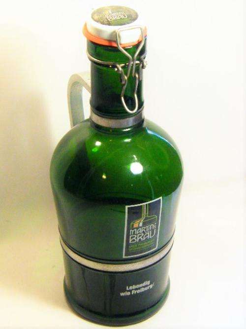 Vintage large Martin`s Brau sealable bottle / decanter - as per photo