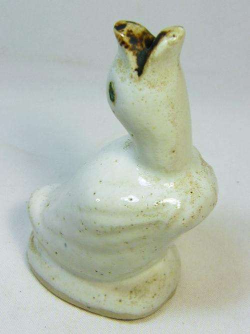 Vintage porcelain pie funnel in shape of goose - as per photo
