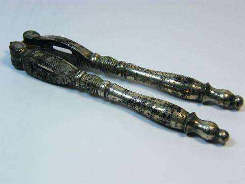 Antique Victorian silver plated nutcracker - as per photo