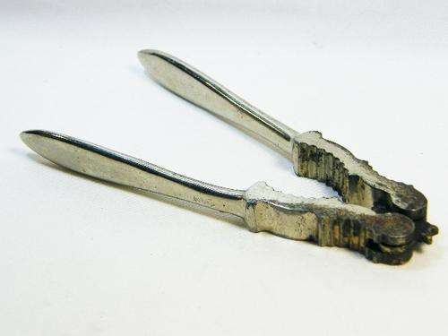 Vintage chrome plated nutcracker - as per photo