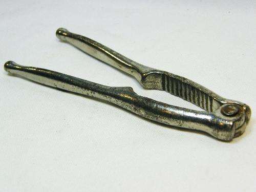 Vintage chrome plated nutcracker - as per photo