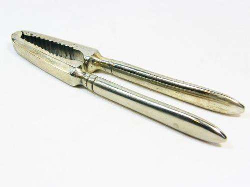 Vintage chrome plated nutcracker - as per photo