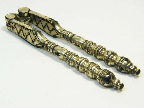Vintage silverplated steel nutcracker - as per photo