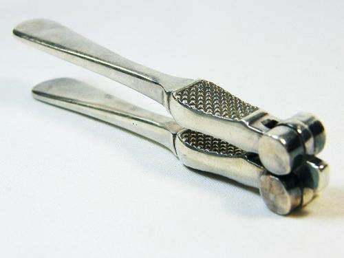Antique Walker and Hall silverplated A1 nutcracker - as per photo