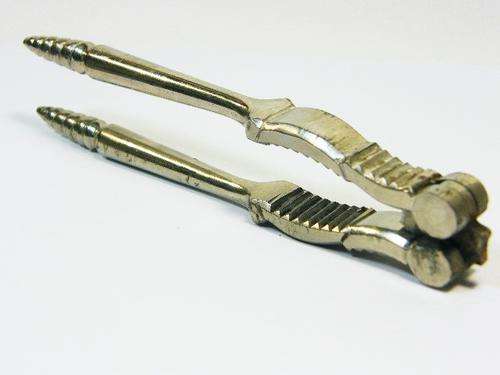 Vintage Henry Boker chrome plated nutcracker - as per photo