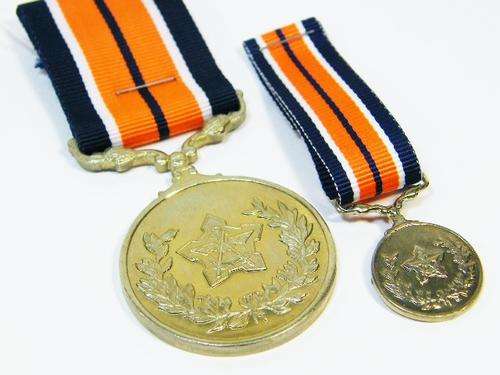 SADF General service medal plus miniature - number 093999 - as per photo
