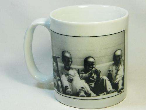 South Africa Isibongo mug with photo & RSA flag - @ CRAZY R1 start