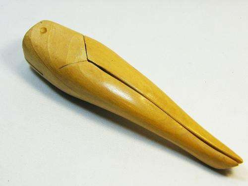 Vintage wooden lady legs nutcracker - as per photo