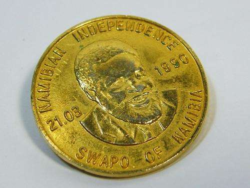 1990 Namibian Independence badge - SWAPO of Namibia - as per photo
