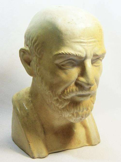 Vintage ceramic bust of Inno Paths - made in Greece - as per photo