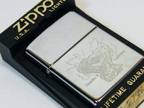 Harley Davidson thunder & Lightning original Zippo lighter - as per photo