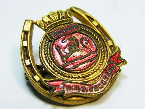 Antique HMS Vanguard sweetheart pin brooch - as per photo