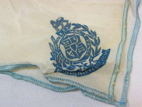 Prince Alfred`s Guard handkerchief with logo - rarely seen - as per photo