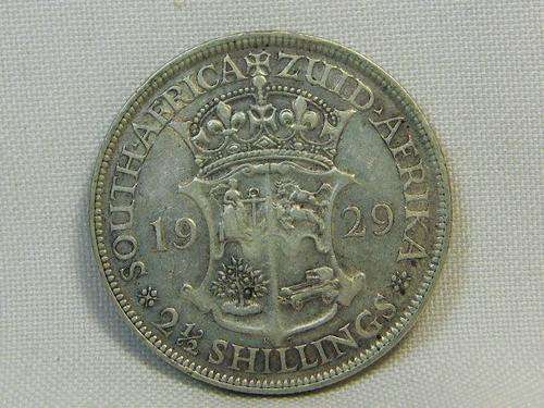 1929 SA Union 2 1/2 shilling half crown - as per photo