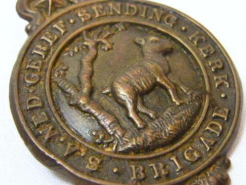 SA Nederduitse Gereformeerde Sending Kerk Brigade cap badge - as per photo