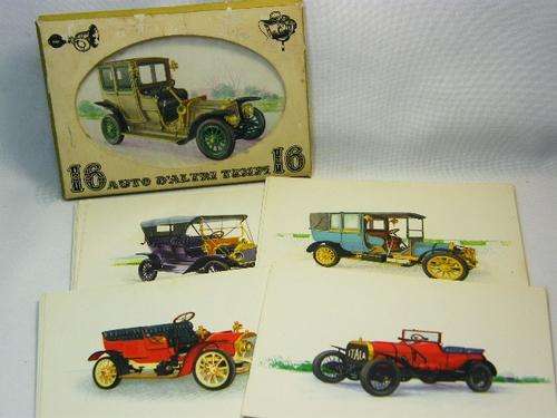 Set of 16 Auto D'Altri Tempi postcards in packaging - as per photo