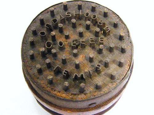 Antique Lewis Coffee Oudtshoorn cookie stamp - very scarce antique piece - as per photo