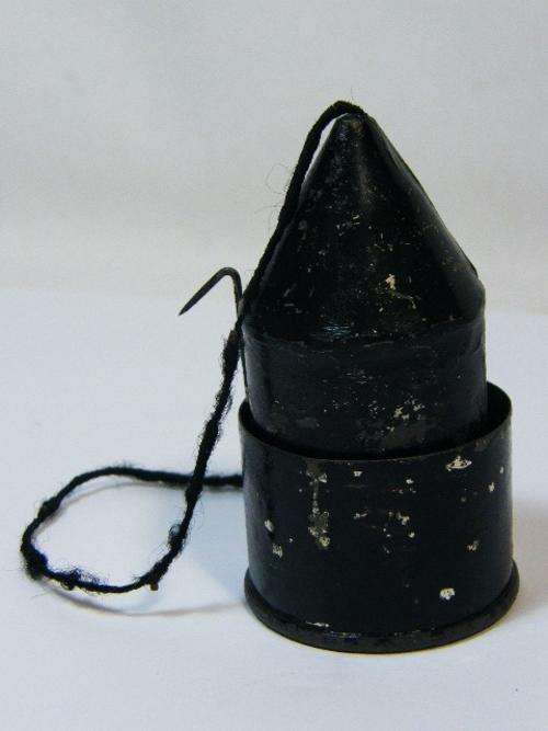 Antique tin item that looks like candle mould - as per photo