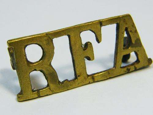 Royal Field Artillery shoulder title - as per photo