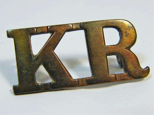 Kimberley regiment shoulder title - as per photo