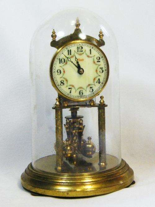 Antique Kundo 400 day anniversary dome clock - not working but in excellent condition- missing parts