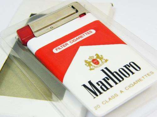Marlboro filter cigarette lighter - flat - as per photo