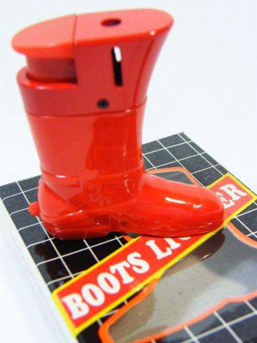 Red Boots refillable electronic lighter - as per photo