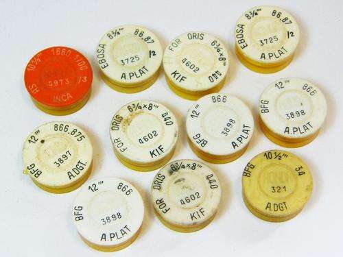Lot of 11 vintage Ronda mechanical watch complete balancing wheels - as per photo