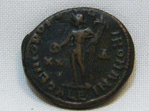 Ancient Roman hoard bronze Follis coin - weighs 9.2 grams - as per photo