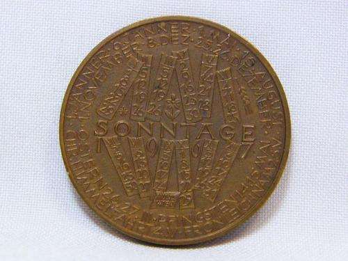 1967 Porsche calendar coin - Gran Turismo champion - SCARCE - as per photo