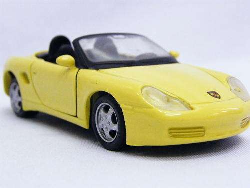 Porsche Boxster model car - scale 1/36 - Maisto with stand - as per photo