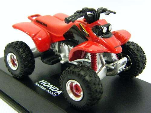 Honda Sportrax 400Ex model quad bike in case - New Ray - as per photo