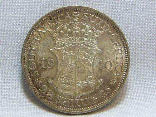 1940 SA Union 2 1/2 shilling half crown - excellent coin - as per photo