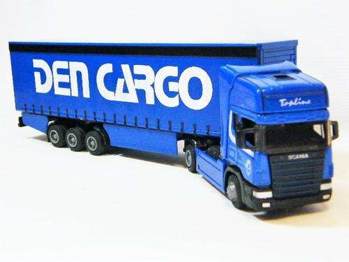 Scania Topline truck with Den Cargo trailer by Teama - as per photo